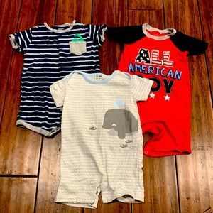 3 rompers
